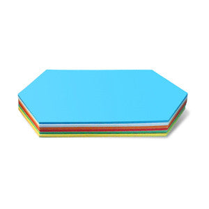 120 Pin-It Cards, large rhombus, assorted